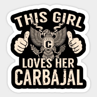 CARBAJAL Sticker